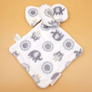 Blankets & Beyond Baby Elephant Lovey Gray Security Blanket Novelty